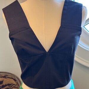 LAST CHANCE 4SALE - 3/29 only Protagonist black cropped bustier top size 0